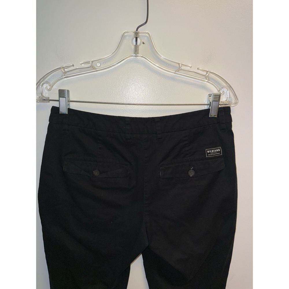 Wildfang Pants The Essential Trouser Black Size 4  Convertible Cuff Classic - Picture 4 of 7